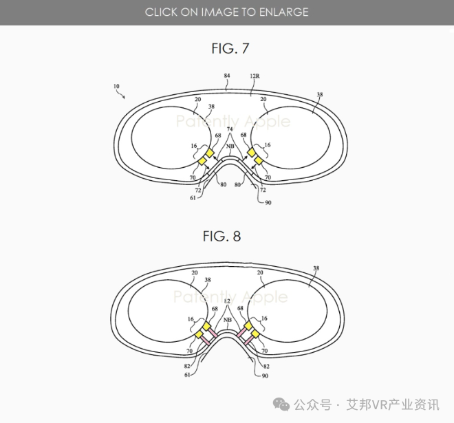 苹果发明用于未来视觉中心头显的鼻部跟踪传感器