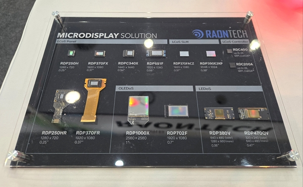 这家微显示企业发布0.38 英寸AR用全彩硅基MicroLED及苹果MR上用的Foveated显示技术.....