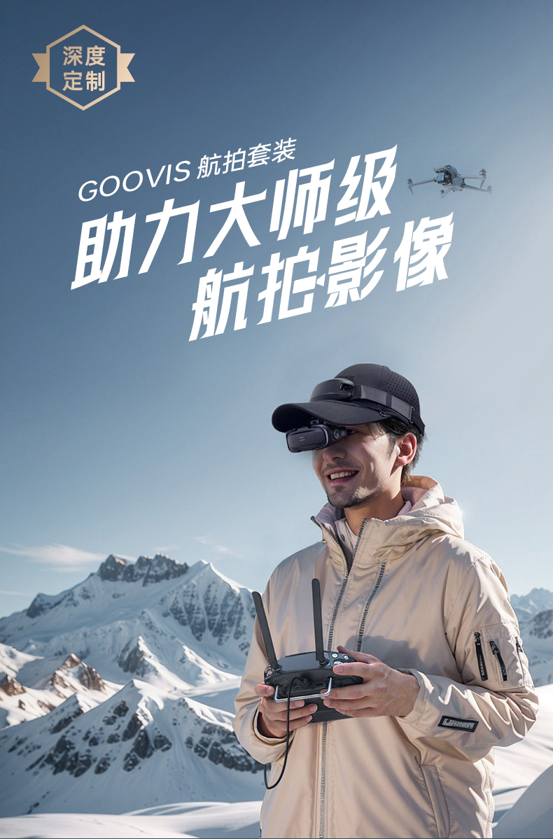 【深度定制】GOOVIS Art 航拍头显，助力大师级航拍影像