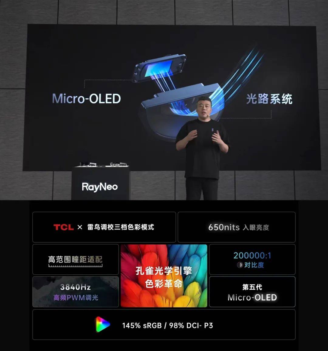 影音标杆 | 第五代Micro-OLED首发：与雷鸟Air 3共同引领全民AR新纪元