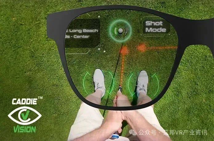 CaddieVision AI+AR眼镜开启众筹，专为高尔夫爱好者打造