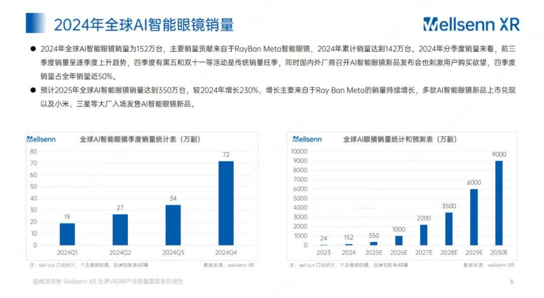 AI智能眼镜销量跟踪报告--2024年度